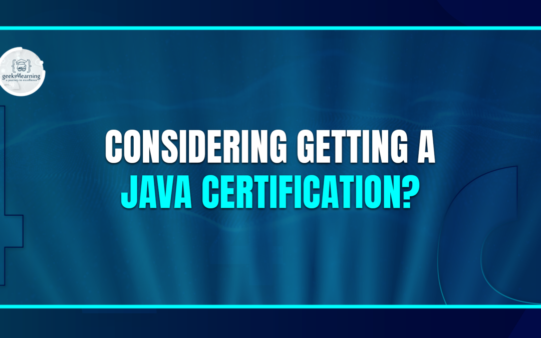 Considering getting a Java Certification?