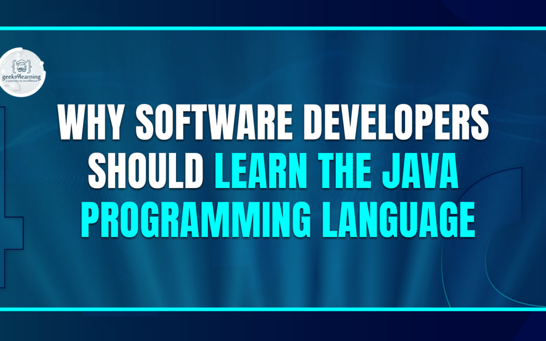 Why Software Developers Should Learn the Java Programming Language